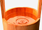 木桶盛水高清素材 原木 实木桶 木桶 水桶 免抠png 设计图片 免费下载
