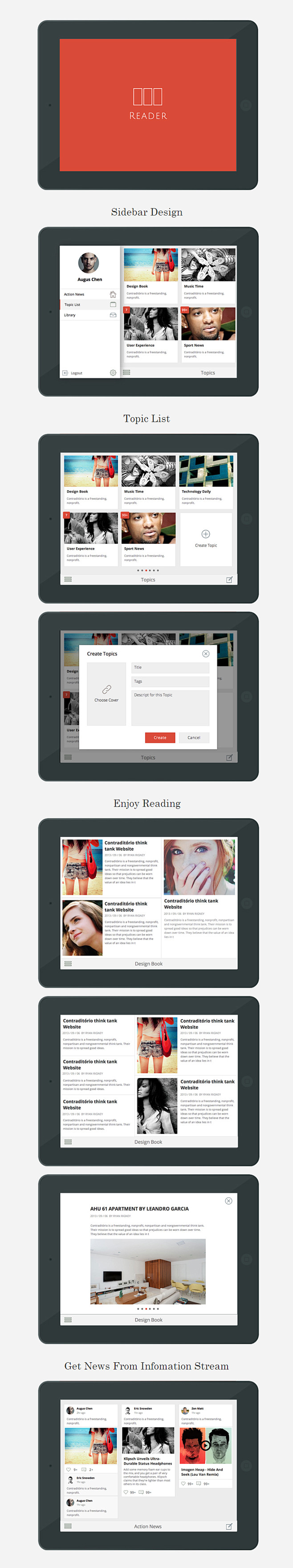 Reader App Concept b...