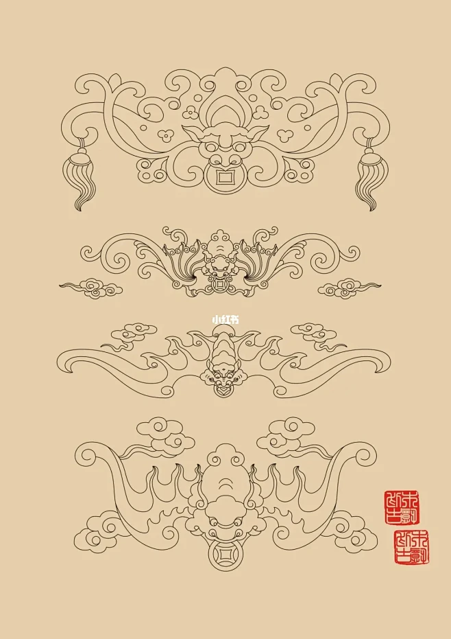 蝙蝠矢量纹样图案