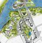 城市CBD景观设计平面图