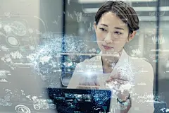 实验室里的科学家。