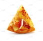 比萨饼,切片食物,偏远的,白色背景,分离着色,迅速,水平画幅,烘焙糕点,膳食,莫扎瑞拉奶酪