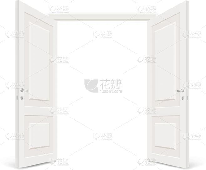 白色,门,开着的,概念,房屋,太空,室内,矢量,门口,重复素材-花瓣网