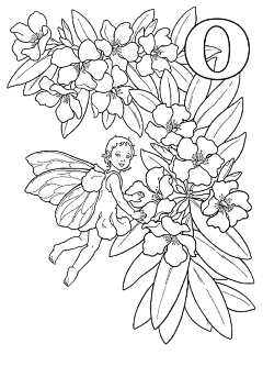 手工DIY：非常漂亮的26个字母花仙子，可以临摹、填色和刺绣