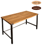 Rail Desk, Seared Oak - contemporary - desks - Inmod