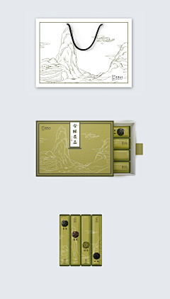 乐悠-xiaonazi采集到“武夷山水”包装设计大赛