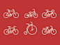 自行车矢量图标 Bike Free PSD