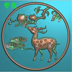 MRD-296墓碑抱鼓花鼓边鼓石墩精雕图jdp灰度图bmp电脑雕刻机图纸