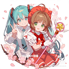 萳七采集到AI同人