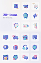 Commercially---E-Commerce-3D-Icon-Set