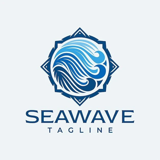 浪花海浪标志logo矢量图设计素材图片_logo图标图片素材-花瓣网