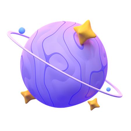 天王星 3D 图标