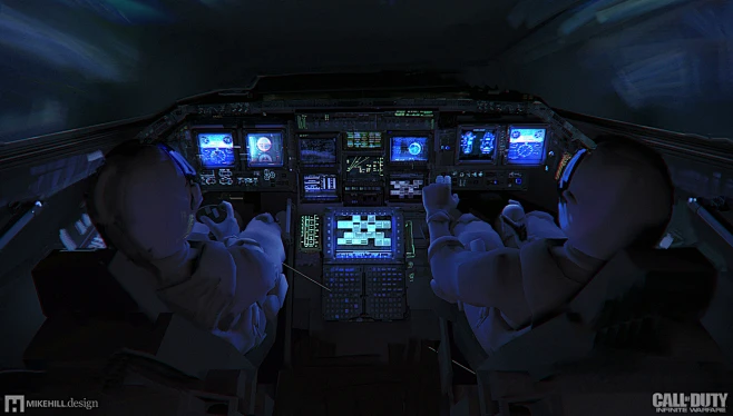 Cockpit sketch-花瓣网