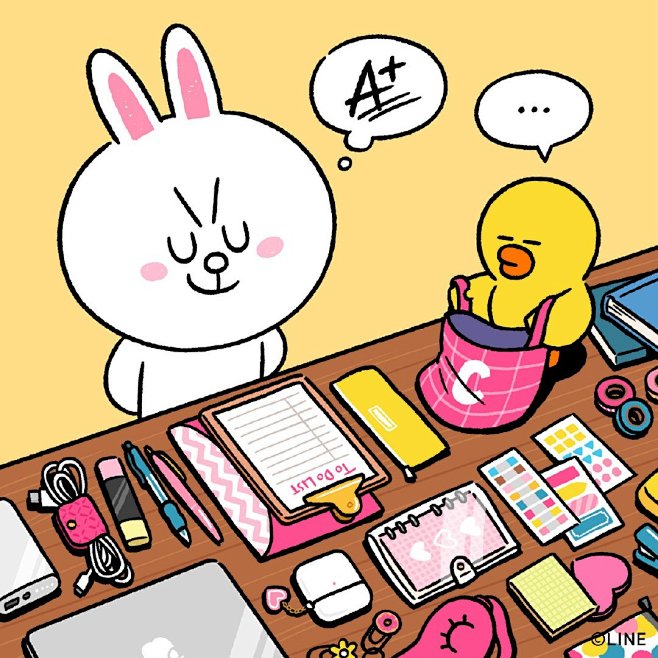 linefriends 卡通 插画