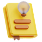 Book Idea 3D Icon