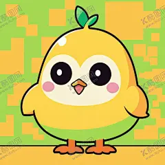 手绘卡通香水柠檬鸡 【酷图网】小鸡,鸡,快乐,柠檬,香水柠檬,可爱,手绘,卡通