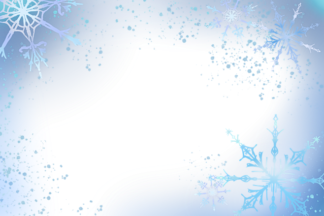 千库网_圣诞圣诞节冬季冰雪边框冬天雪花_...