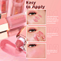 03 使用步骤液体腮红亚马逊外贸主图跨境美妆KIMUSE Soft Cream Blush Makeup, Liquid Blush for Cheeks