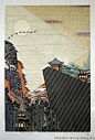 东京出生的艺术家Ray <wbr>Morimura（雷森村）创作的木刻版画