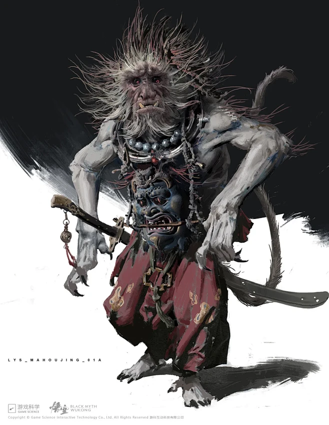 画师推荐│杨奇 黑神话悟空(怪物篇)-花瓣网