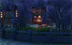 uver采集到唯美古风背景
