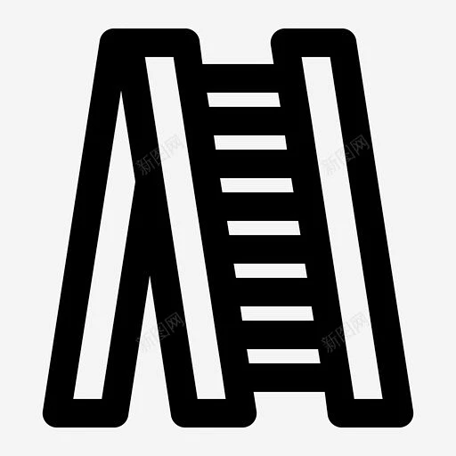 爬梯建筑劳动力图标 页面网页 平面电商 创意素材-花瓣网