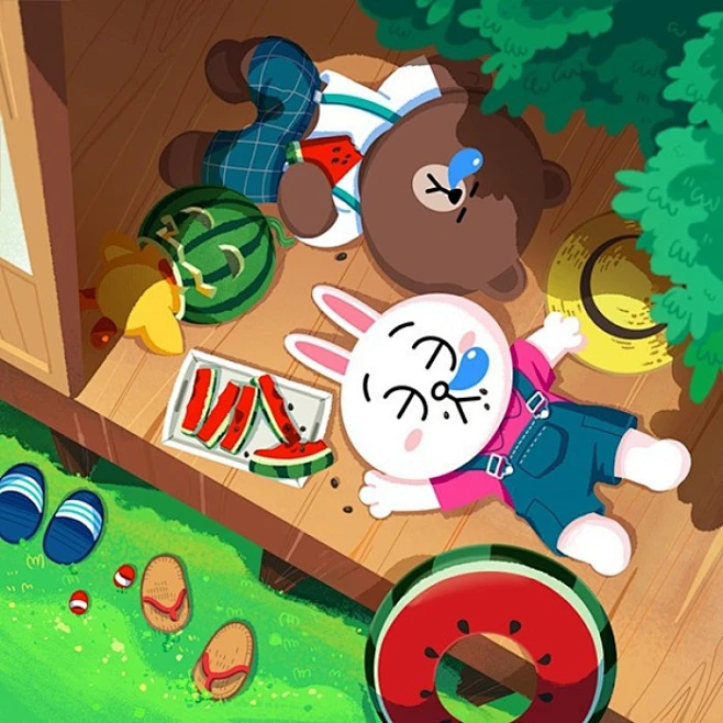 LINE FRIENDS-花瓣网