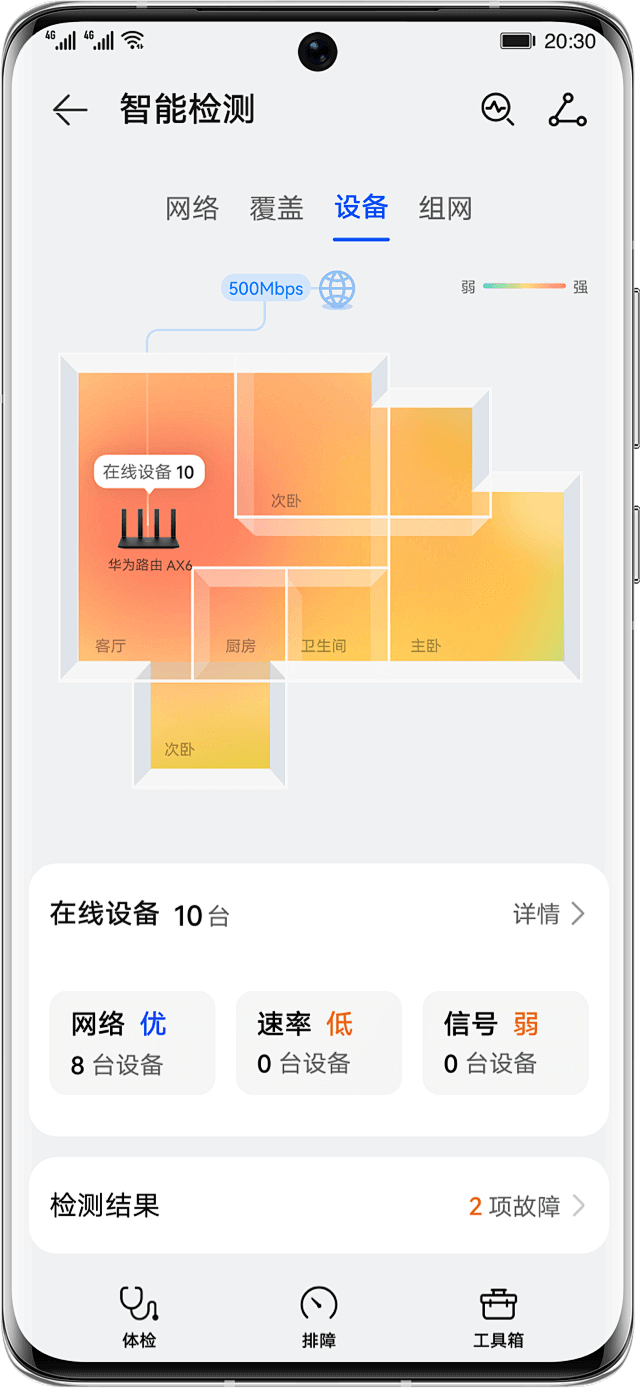 HUAWEI WiFi AX6 华为智慧...