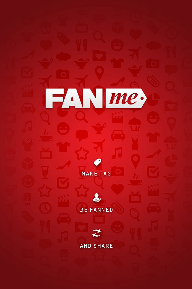 FANme社交应用手机界面设计，来源自黄...