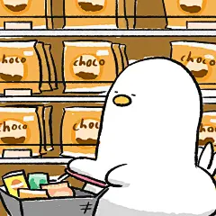 推购物车 小鸽鸽 #头像 #日常 #可爱  #情侣 #是小鸽鸽鸭 #表情包