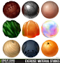 Material Study Exercise Results by ConceptCookie.deviantart.com on @deviantART