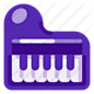 art, creative, music, piano, science, sound icon