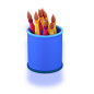 pencilholders 3d icon big