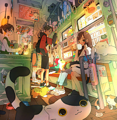 炸鸡块君❤采集到插画
