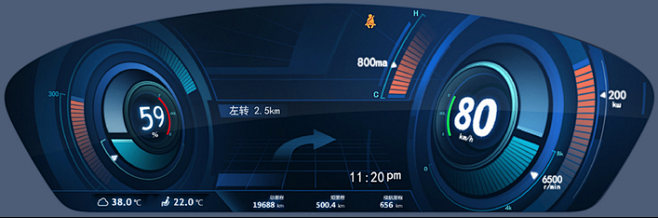 比亚迪全液晶仪表，UI设计征集