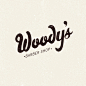 Logo design inspiration #20 - Chris Craig - Woody's Barber Shop