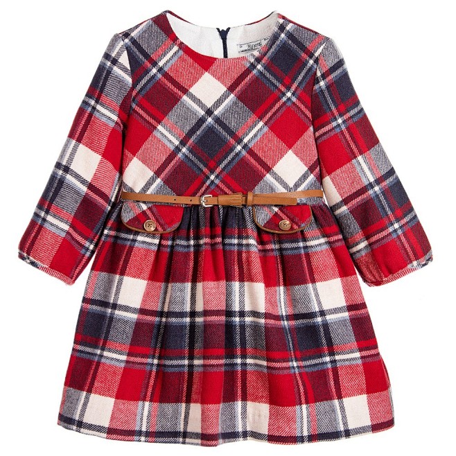 Red Check Dress with...
