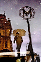 坠入雨幕，失落的倒影 • Christophe Jacrot

#焕新吧生活# ​​​​