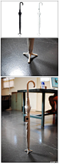 一个红点奖作品：可以站立的雨伞，来自日本100%设计。 via: O网页链接 ​​​​