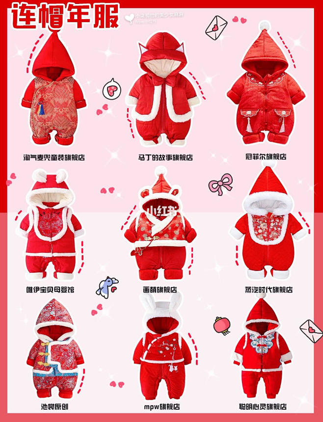 宝宝穿搭|男女宝宝8️⃣1️⃣款年服合集...