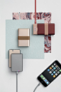 Lexon - HOBO power bank, design Fellina Sok Cham - FINE power bank, design Pauline Deltour