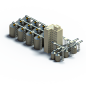 C4d建筑3D立体模型