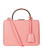 Mark Cross Small Leather Grace Box Bag | Harrods.com