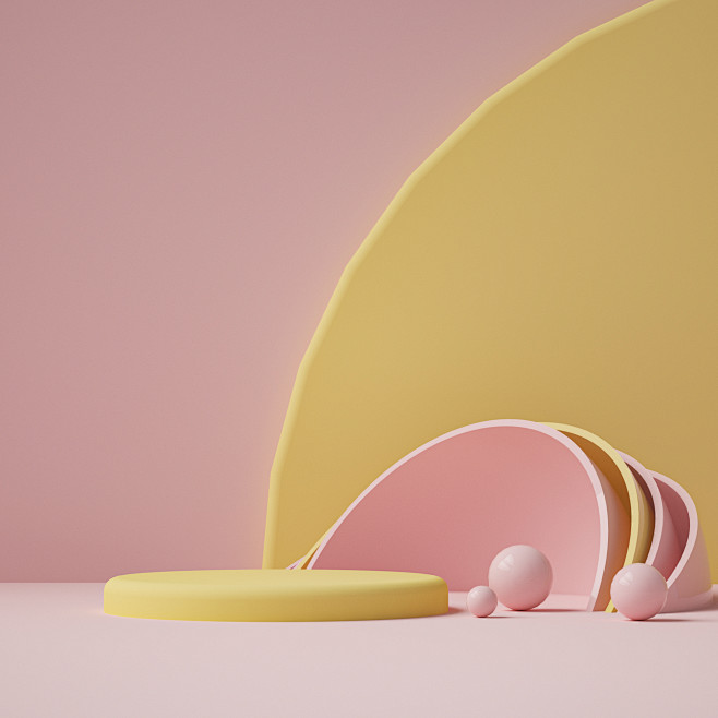 c4d建模台子背景