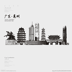 林二瞎采集到线描建筑