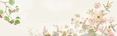 素雅花鸟淘宝海报背景高清素材 设计图片 页面网页 平面电商 创意素材