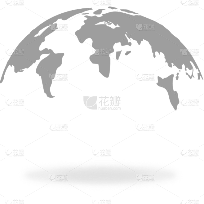 常规系列立体世界地图通用元素素材
