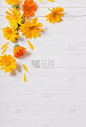 万寿菊,桌子,绿茶,木制,白色,corn marigold,抗炎,野金盏花,芦笋,雏菊