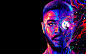 General 3072x1920 Kid Cudi men face colorful