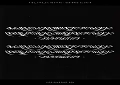 [淘宝购买] 潮流新颖时尚锋利海报标题装饰英文字体设计素材 Nextype Hide Type 01插图(2)